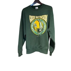 Vintage Green Bay‎ Packers NFL NFC Central Division Sweatshirt Mens XL
